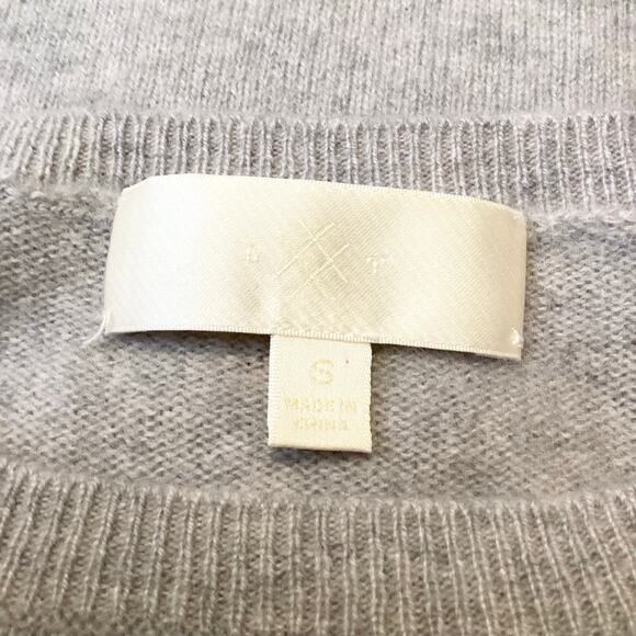 Lisa Todd Heather Gray Zoltar Speaks Fortune Teller 100% Cashmere Sweater S - Picture 8 of 11